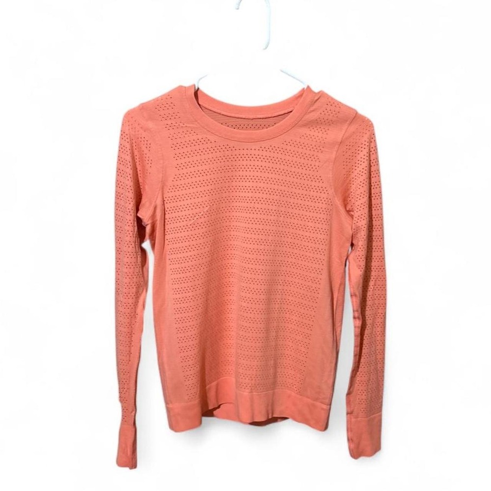 Lululemon Breeze Long Sleeve - Light Coral / Light Coral - S